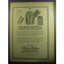 1957 Brooks Brothers Clothing Advertisement - distinctive sportwear
