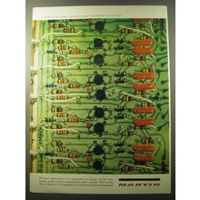 1960 Martin Aviation Ad - Without electronics it is impossible to design