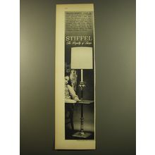 1961 Stiffel Lamp Advertisement - Precious Moment