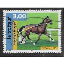 FRA 1998 3F 'HORSES - FRENCH TROTTER' FINE USED (EBID55-734)