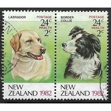 1982 SG 1270/1271 - fine used (o) - pair - ANIMAL DOG