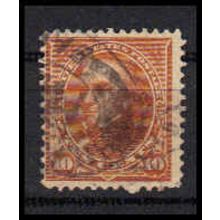 Used 283 10c Daniel Webster Average Plus RA1650