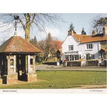 Burton Leonard Village Post Office Bus Shelter Knaresborough Postcard