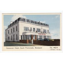 Vancouver Hotel South Promenade Blackpool Postcard Lancashire