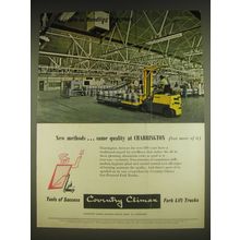 1963 Coventry Climax Fork Lift Trucks Ad - New methods.. Same quality