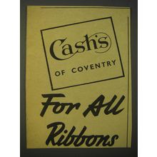 1964 Cash's of Coventry Ad - For all Ribbons