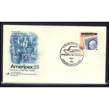 Event Cancel 06-01-86 2145 22c AMERIPEX '86 (Cachet-U/A) Box0263