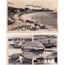 Balqueen Hydro Isle Of Man Golf Course RPC 2x Postcard