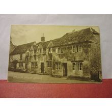 CHURCH STREET, LACOCK. WILTSHIRE unused antique postcard by C J Butler (d) =