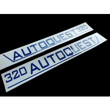 AUTOQUEST 320 Decal Sticker Graphics Elddis 23in Ultra Blue Decal stickers