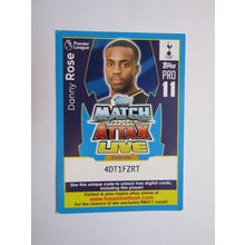 PRO11. Danny Rose - Tottenham - Match Attax 2017/18 Football Card EF1