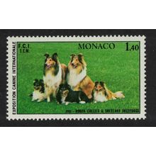 Monaco Rough Collies and Shetland Sheepdogs Dogs 1981 MNH SG#1496