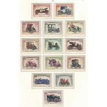 Monaco Veteran Motor Cars 14v 1961 MNH SG#704-717