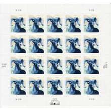 Bighorn Sheep Sheet of Twenty 17 Cent Postage Stamps Scott 4138