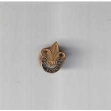 Scout Metal Lapel Badge UK Pre 1967 - Black Enamel Version - Used (BY316)
