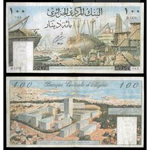 Algeria 01.01.1964 banknote 100 Francs P-125a fine circulated