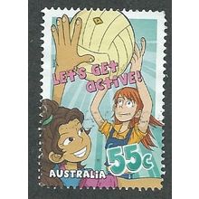 AUS 2009 55c 'LETS GET ACTIVE ' FINE USED (EBID41-200)
