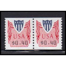 CVP32 40c Shield Very Fine MNH Pair PA5011