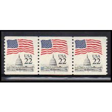 2115a 22c U.S. Flag Fine MNH PNC 1/3 PA2502