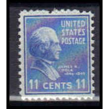 816 11c James Polk Fine MNH B0488
