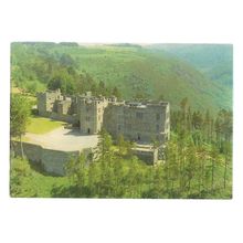 CASTLE DROGO, near CHAGFORD. .unused vintage postcard National Trust =