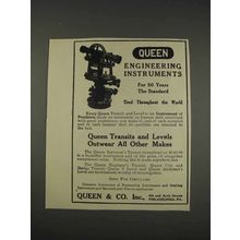 1910 Queen Transit & Level Ad - Engineering Instruments