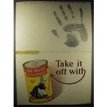 1914 Old Dutch Cleanser Ad - Take It Off With