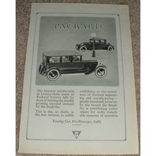 1923 Packard Touring Car 5 passenger Single Six Ad!!