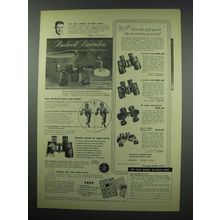1952 Bushnell Binocular Ad - Gift You'd Like To Receive