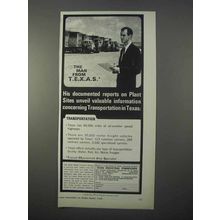 1966 Texas Industrial Commission Ad - His Reports