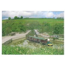 AVONCLIFF AQUEDUCT, Wiltshire. postcard KENNET & AVON CANAL
