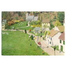 MODEL VILLAGE, BABBACOMBE, TORQUAY, DEVON unused vintage postcard by Dennis =