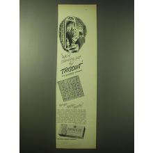 1948 Nabisco Triscuit Crackers Ad - We're standing pat for Triscuit
