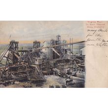 Kimberley Washington South African Diamond Mines Mining Washing Plant Old Postca