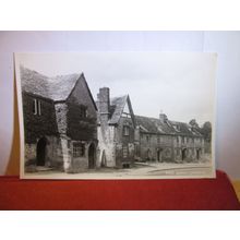 LACOCK VILLAGE, WILTSHIRE. vintage unused postcard RP by Judges 1950s #