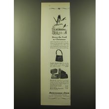 1959 Abercrombie & Fitch Advertisement - English Shoulder Bag; and Twin-Air Jr.