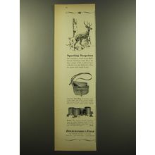1959 Abercrombie & Fitch Advertisement - Austrian Shell Bag; and Bidou Game