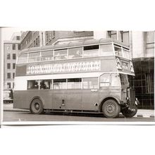 Black & White Photograph of London Transport - GYE 78