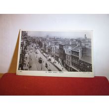 ST. MARY STREET, CARDIFF, WALES used antique postcard RP 1911? pm =
