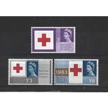 GB.Red Cross Centenary Congress set of 3.Phosphor Issue.Mounted Mint.Jul25