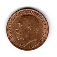 Great Britain. George V. Farthing 1918. dy19071