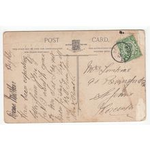 1912 Highley Single Ring Postmark on Postcard