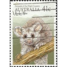 AUSTRALIA, MAMMALS, Greater Glider, light green 1990, 41c, #4