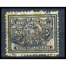 Used Revenue 20c N.Y. Stock Transfer Fine Just Clears WA2774