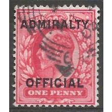 1903 O108 1d Scarlet Admiralty Official Fine Used ..