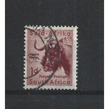 SouthAfrica.SG152 1d Black Wildebeest.Fine Used.Aug25i