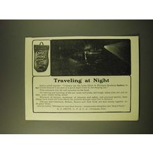 1902 Lake Shore & Michigan Southern Railway Ad - Traveling at Night