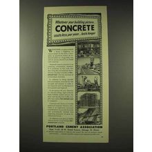1948 Portland Cement Ad - Your Building Picture