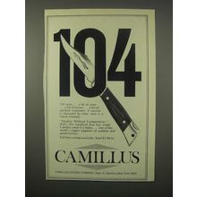 1980 Camillus Knife Ad - 104