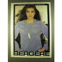 1980 Bergere Feather-on-a-chain Ad